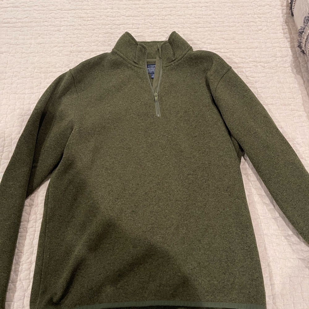 J crew quarter zip